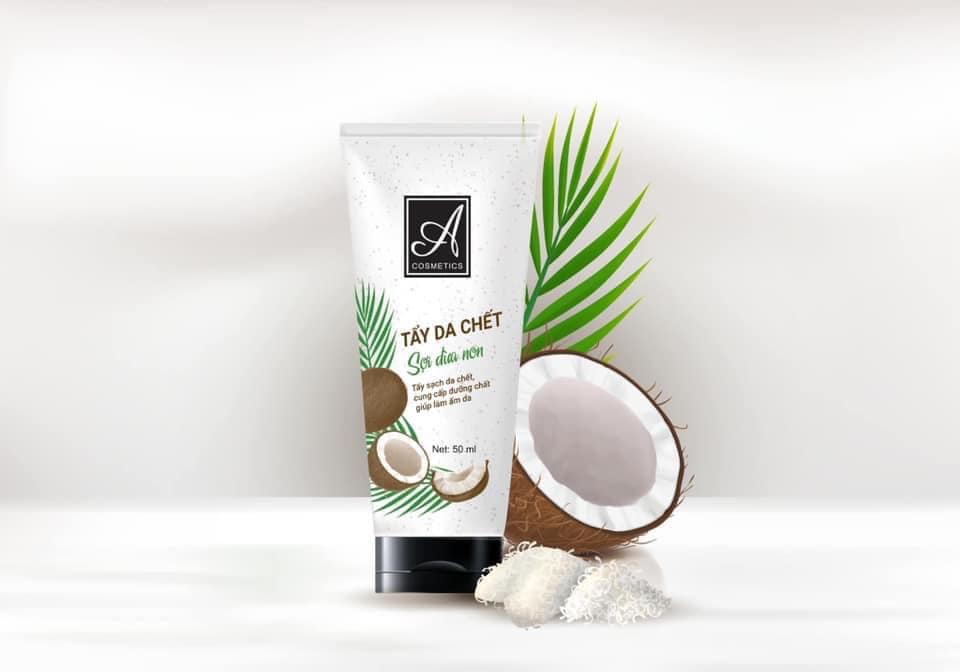 Tẩy Da Chết Sợi Dừa Non A Cosmetics Mỹ Phẩm Phương Anh