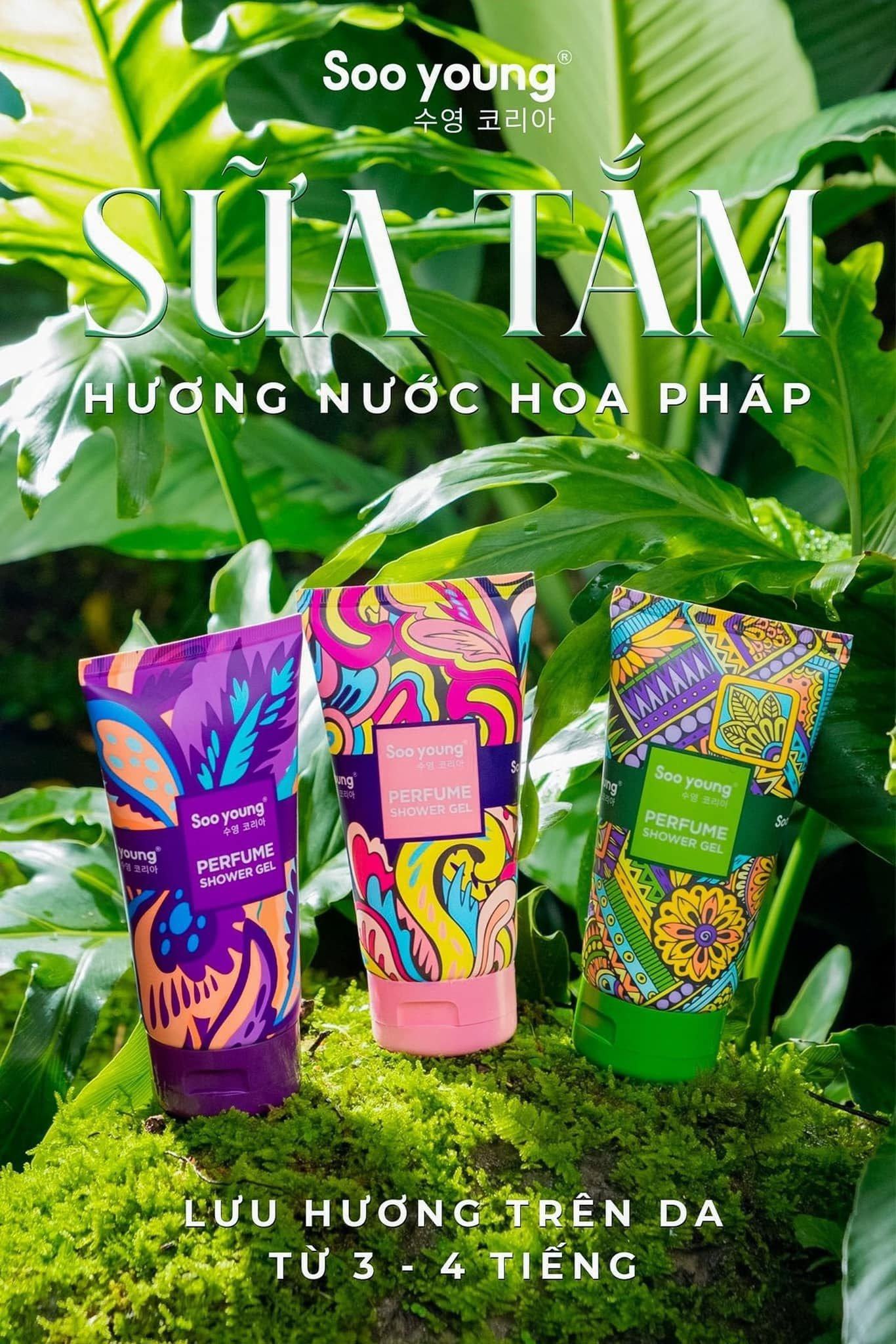 Sữa Tắm Nước Hoa Pháp Soo Young Độ Lưu Hương Đỉnh Cao