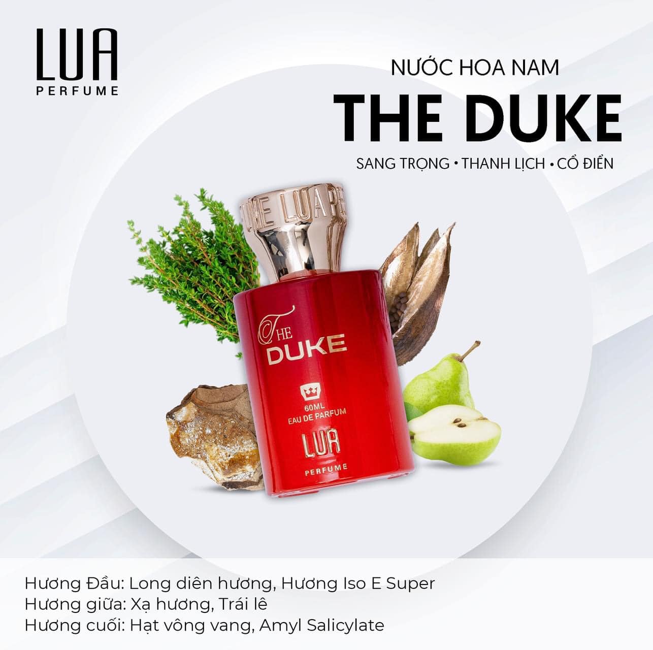 Nước Hoa Nam The Duke 60ml Lua Perfume