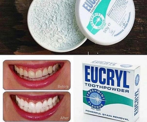 Bột trắng răng Eucryl thay đổi các loại thì đây vẫn là lựa chọn hoàn hảo nhất