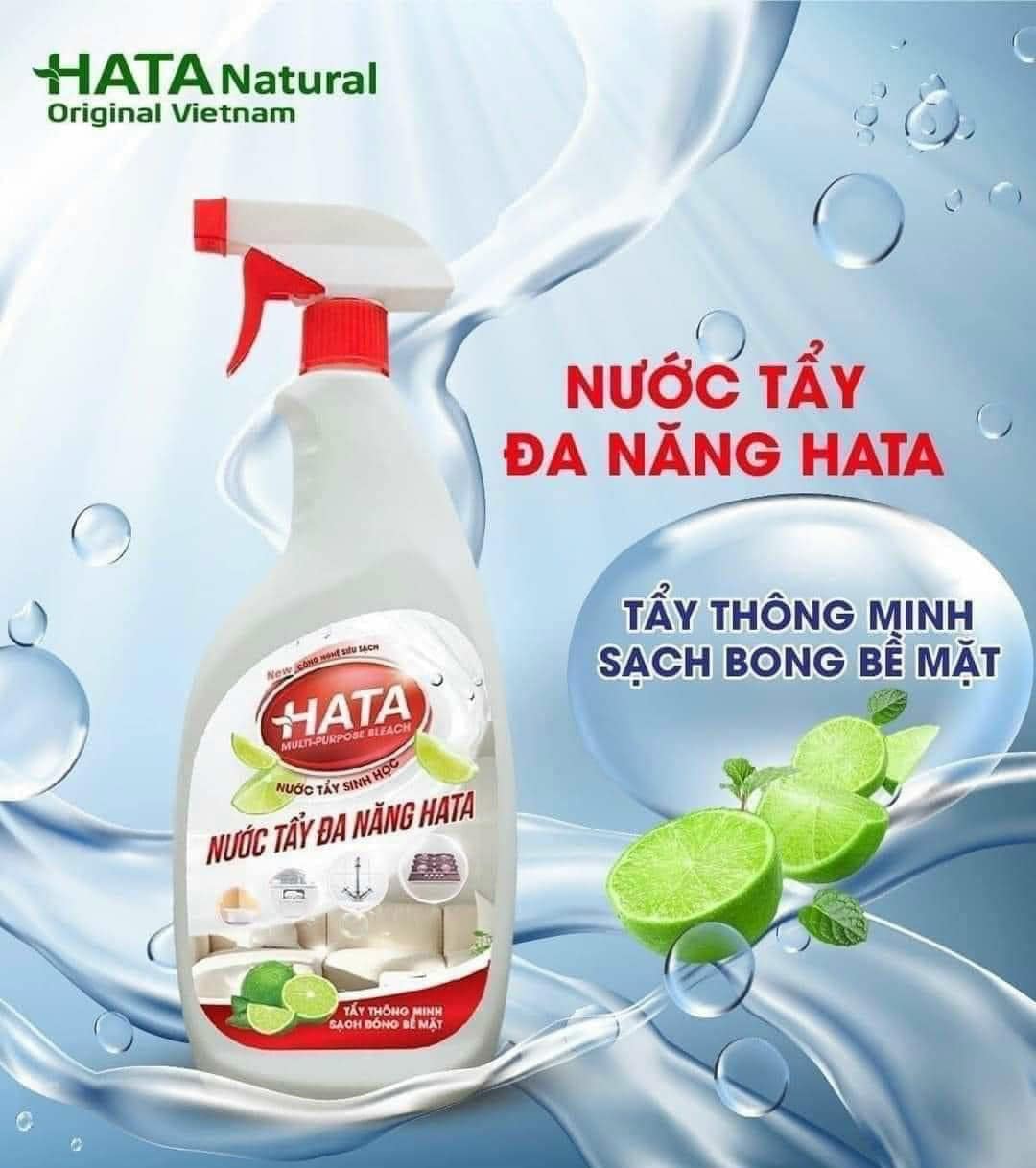 Combo 2 Chai Nước Tẩy Đa Năng Hata