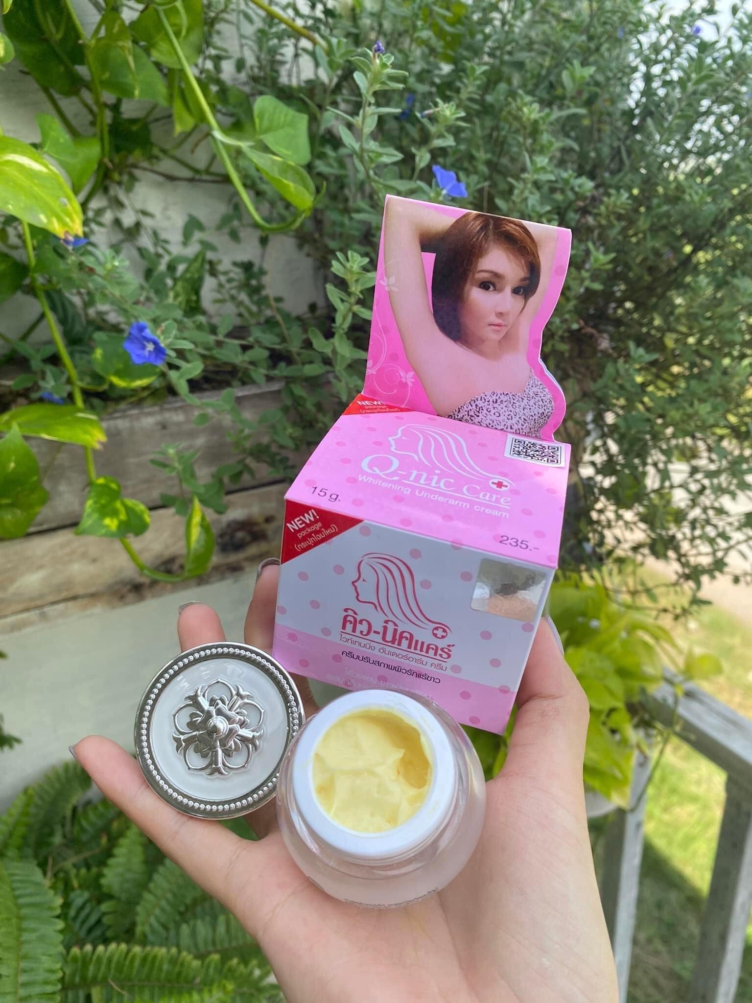 Kem Trị Thâm Nách Qnic Thái Lan rất hiệu quả để làm trắng nách