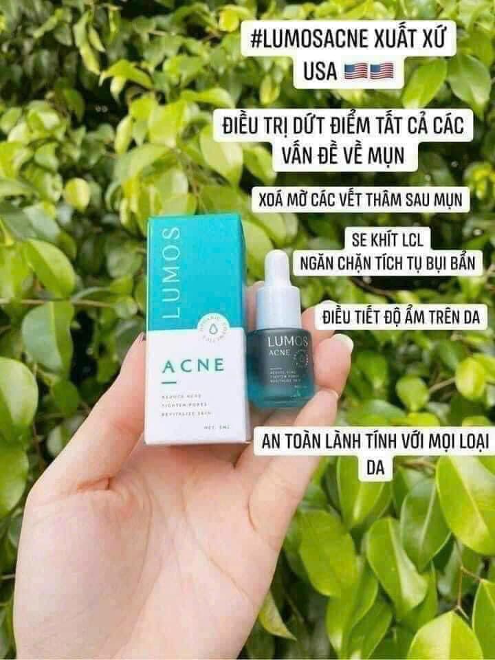 Serum Mụn Lumos Acne 5ml Em này đúng chuẩn dũng sĩ diệt mụn luôn ạ