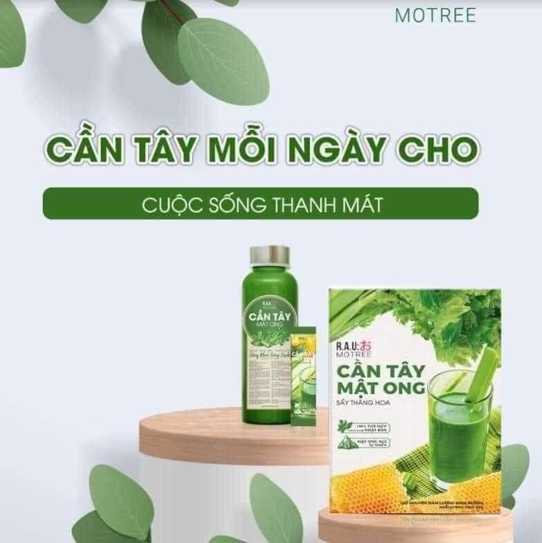 Cần Tây Mật Ong Motree hỗ trợ giảm cân an toàn