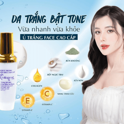 Kem Ủ Trắng Face N Collagen Chuyên Spa Cao Cấp