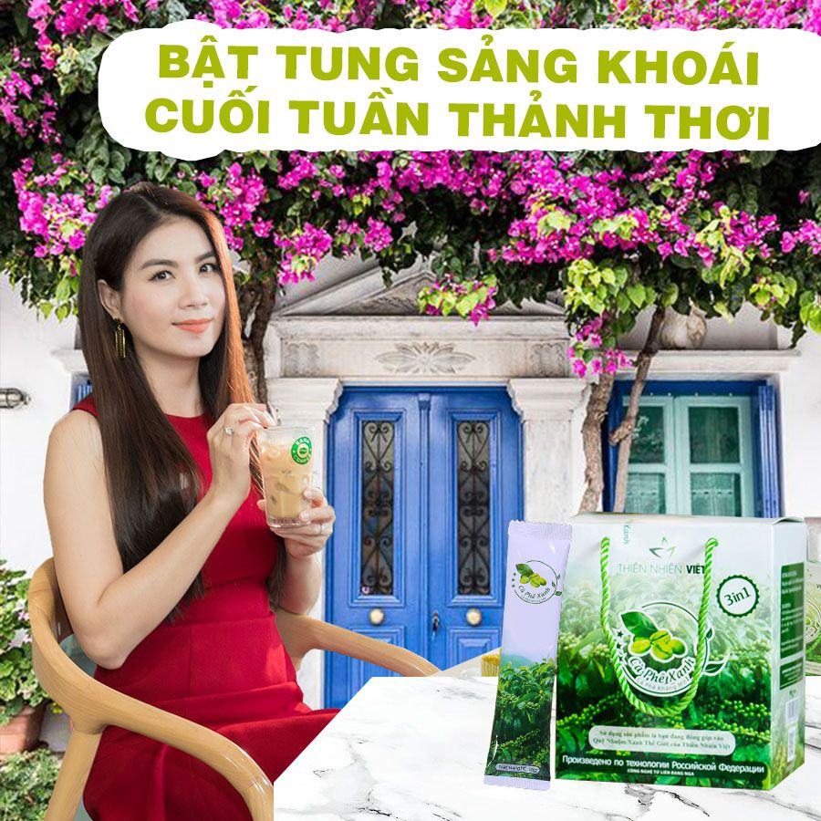 Cuối tuần rồi, làm ly cà phê xanh cho ngày mới tràn năng lượng thôi nào