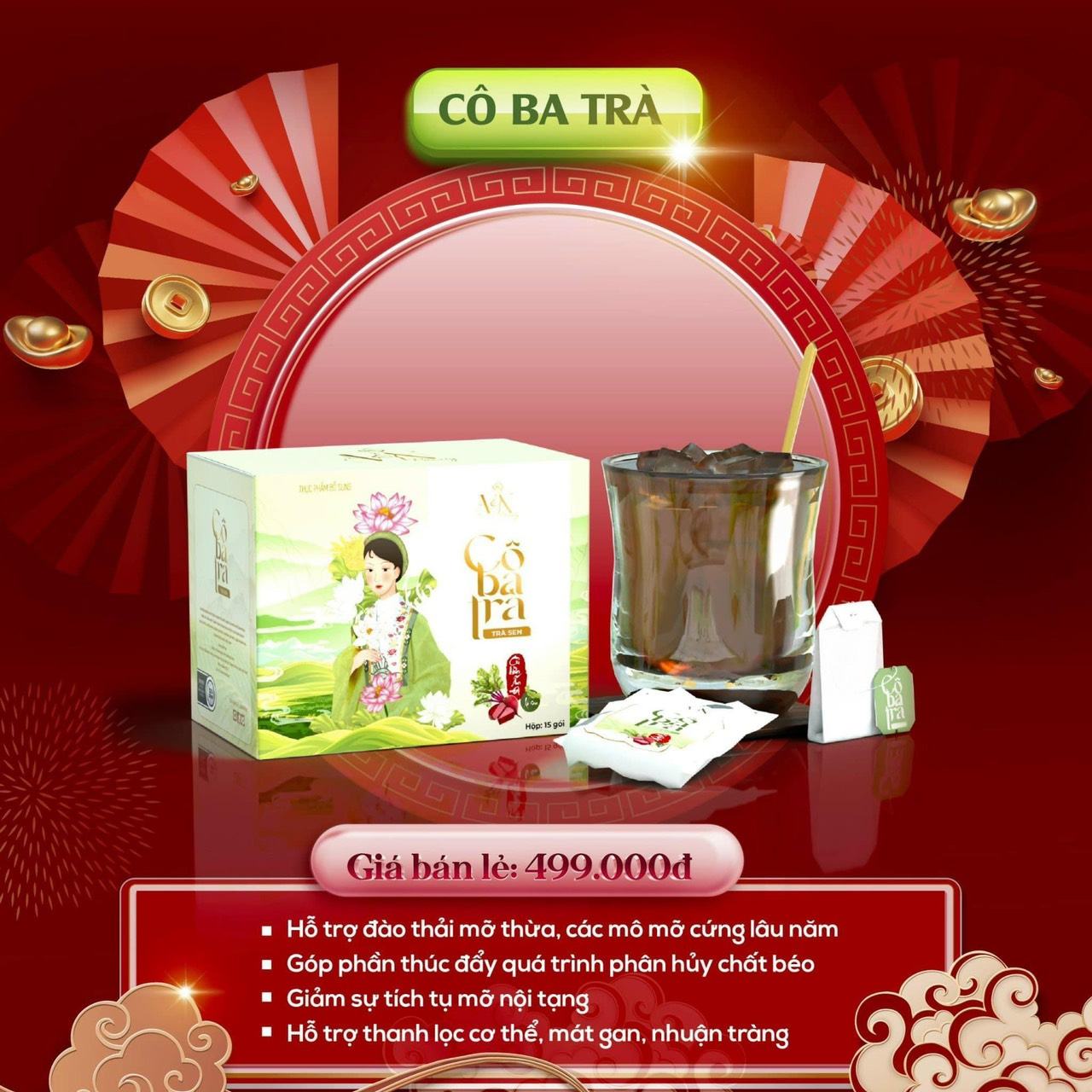 Sáng nhận phản hồi từ khách Chị đẹp chị xinh chị thông minh chọn đúng sản phẩm Cô ba trà