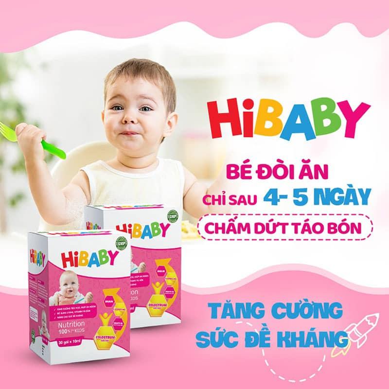 Siro ăn ngon HiBaby liệu pháp giúp bé phát triển toàn diện