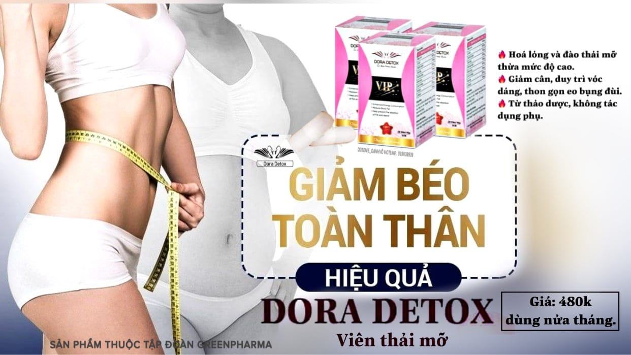 Giảm cân Dora Detox Vip mới về lô mới rồi nè cả nhà  Giờ hông giảm cân thì đợi đến khi nào nữa nà