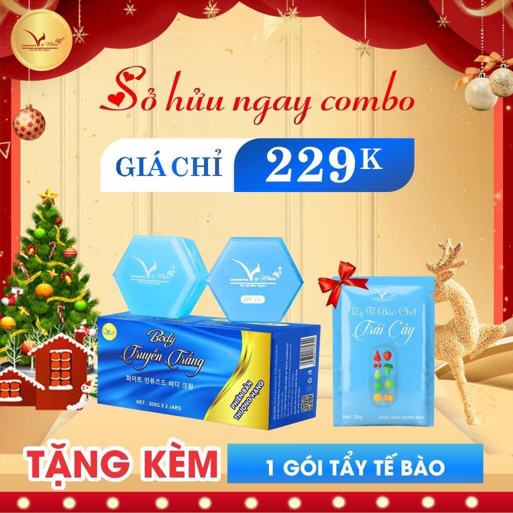 Combo trắng da cực nhanh mùa Tết