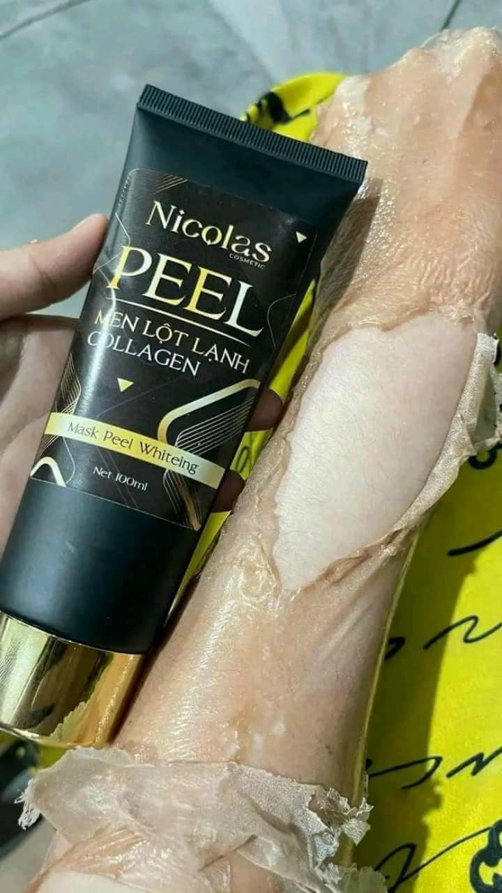 Da trắng mặc gì cũng đẹp với Men lột lạnh collagen Nicolas