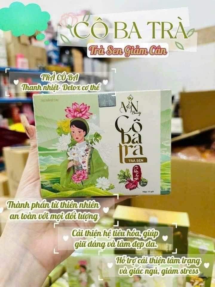 Trà Sen Giảm Mỡ Cô Ba Trà Mỹ Phẩm Đông Anh