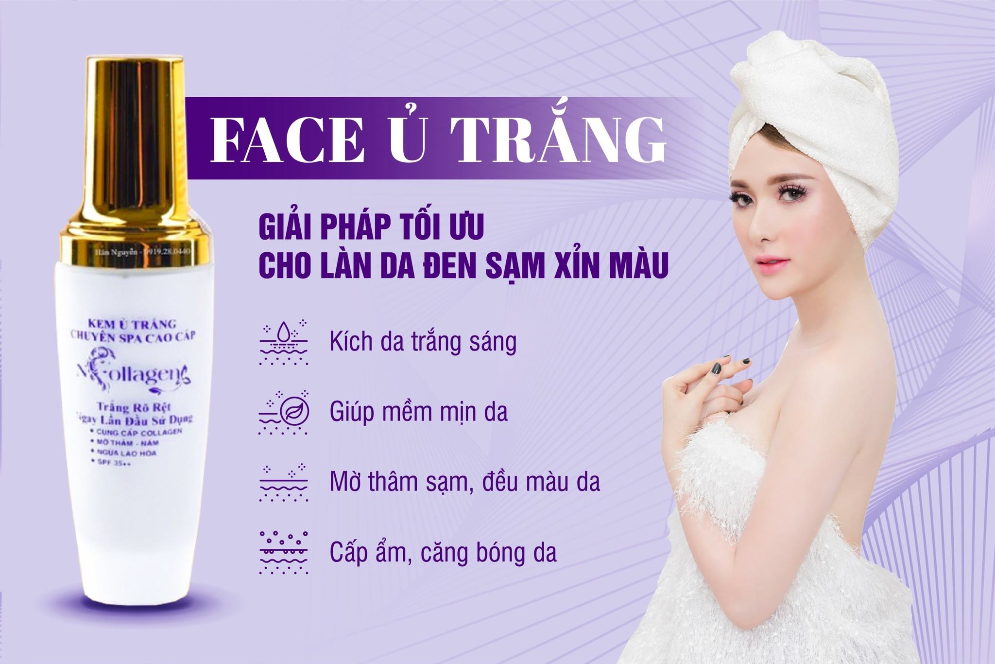 Người yêu thì không có Nhưng vẫn Ủ Trắng Face thì nhất định phải dùng Face N Collagen