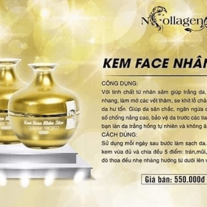 Kem Face Nhân Sâm N Collagen