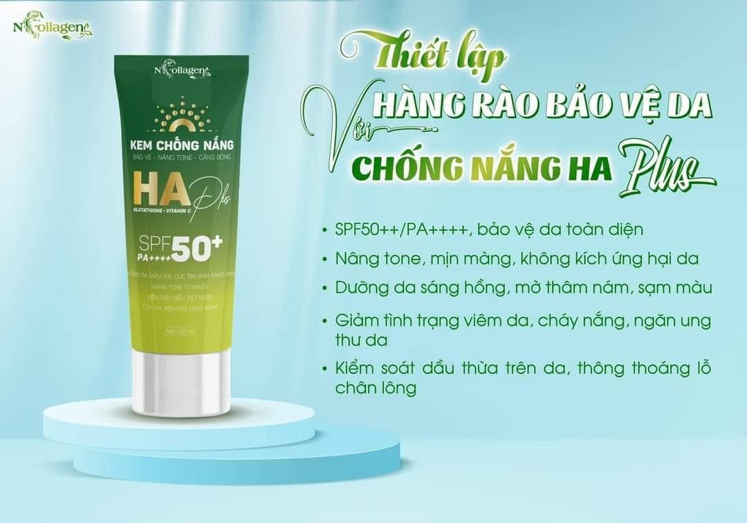 Thiết lập hàng rào bảo vệ da với kem chống nắng HA Plus