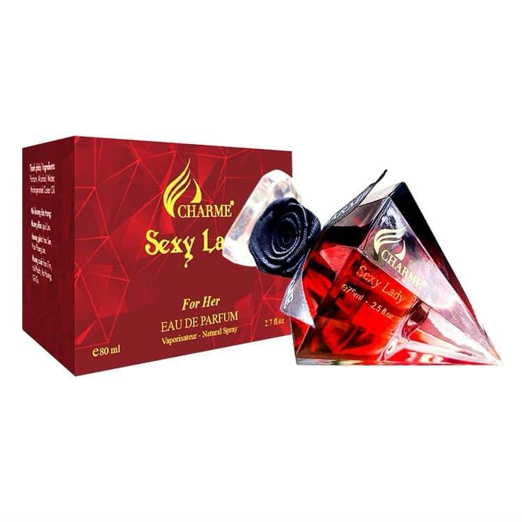 Nước Hoa Charme Sexy Lady 75ml Nữ sẽ là sự lựa chọn không thể thiếu của bất kì cô nàng nào yêu thích nước hoa.