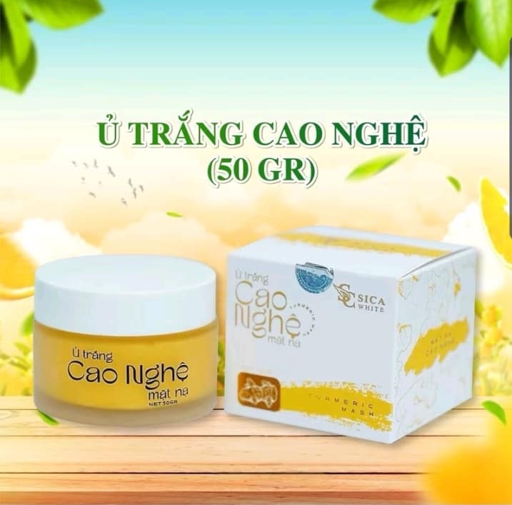 cao nghệ Sica White hỗ trợ da trong quá trình làm sạch thâm mụn