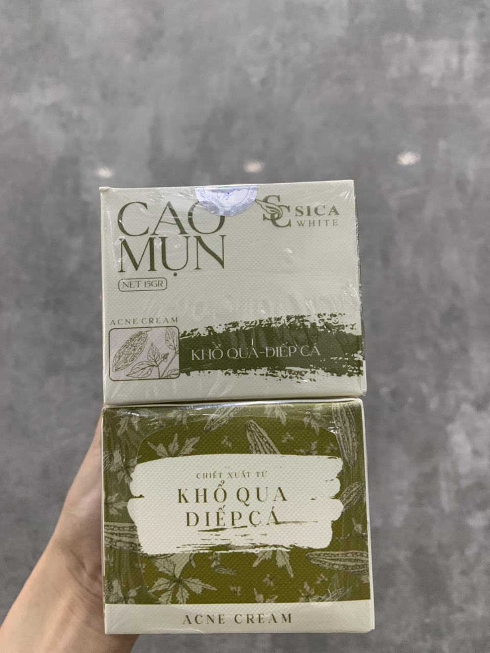 Kem Face Cao Mụn Khổ Qua Diếp Cá Sica White