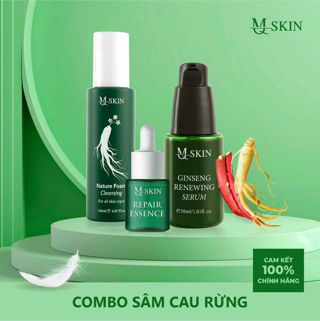 Combo Tái Tạo Sâm Cau Rừng MQ Skin