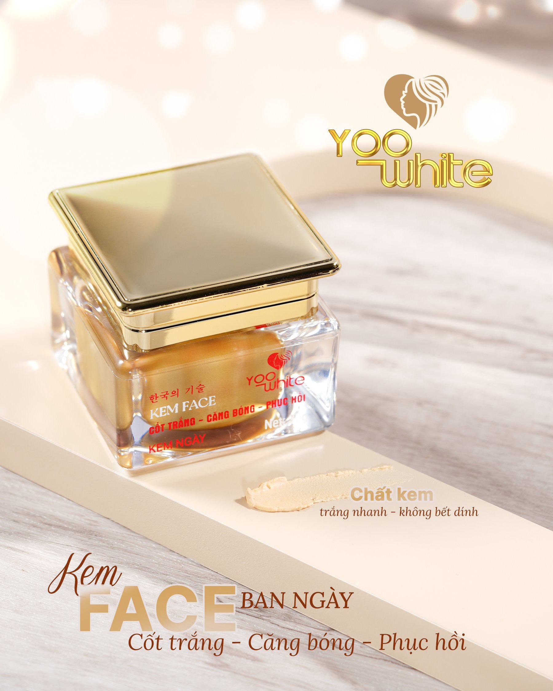 Trọn bộ dưỡng da mờ sạm nám tàn nhang nhà Yoo White