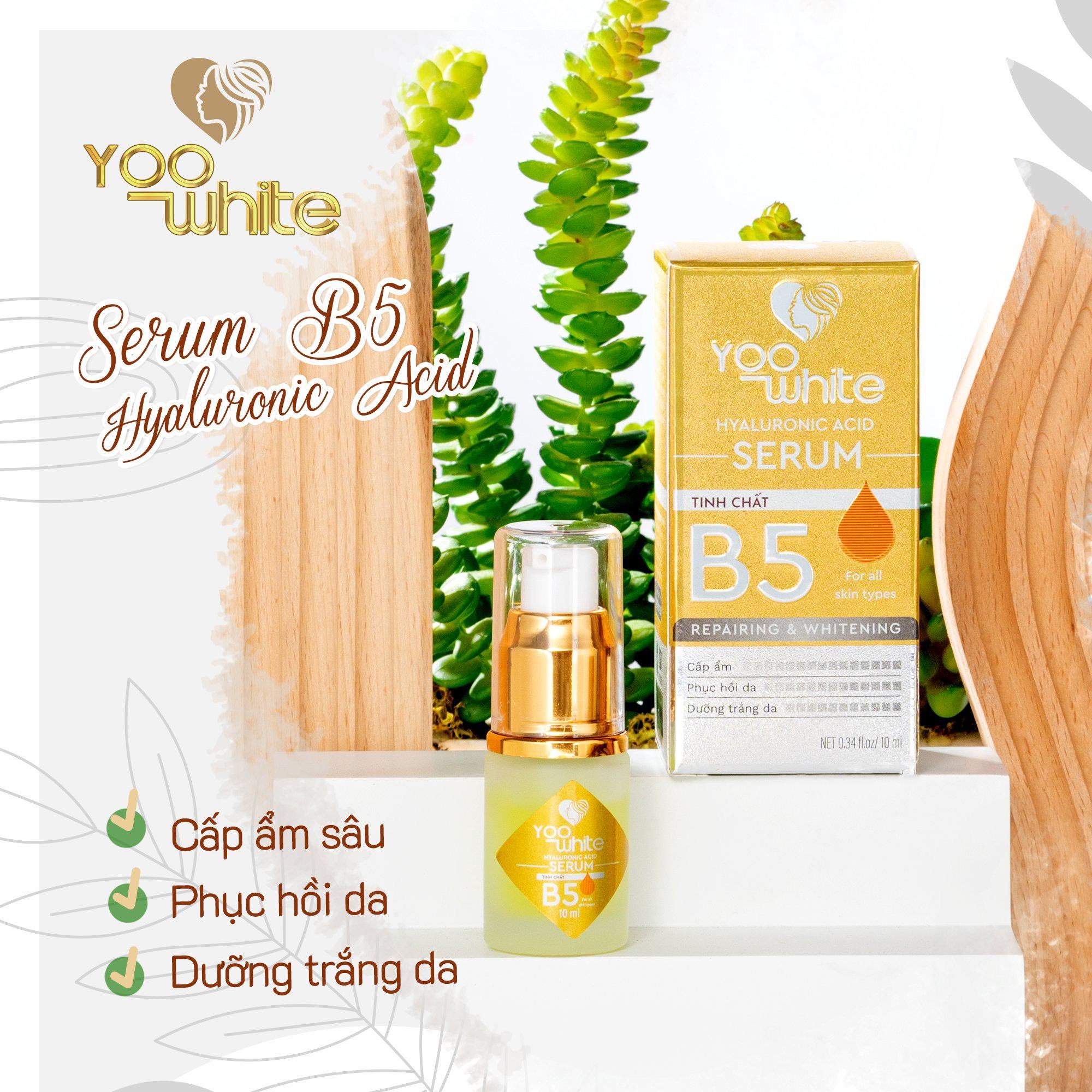 Lão hoá ngược cùng Serum tinh chất B5 càng dùng càng mướt da thêm trắng sáng mịn màng