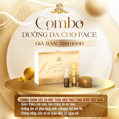 Combo Dưỡng Da Cho Face Collagen X3 Mỹ Phẩm Đông Anh