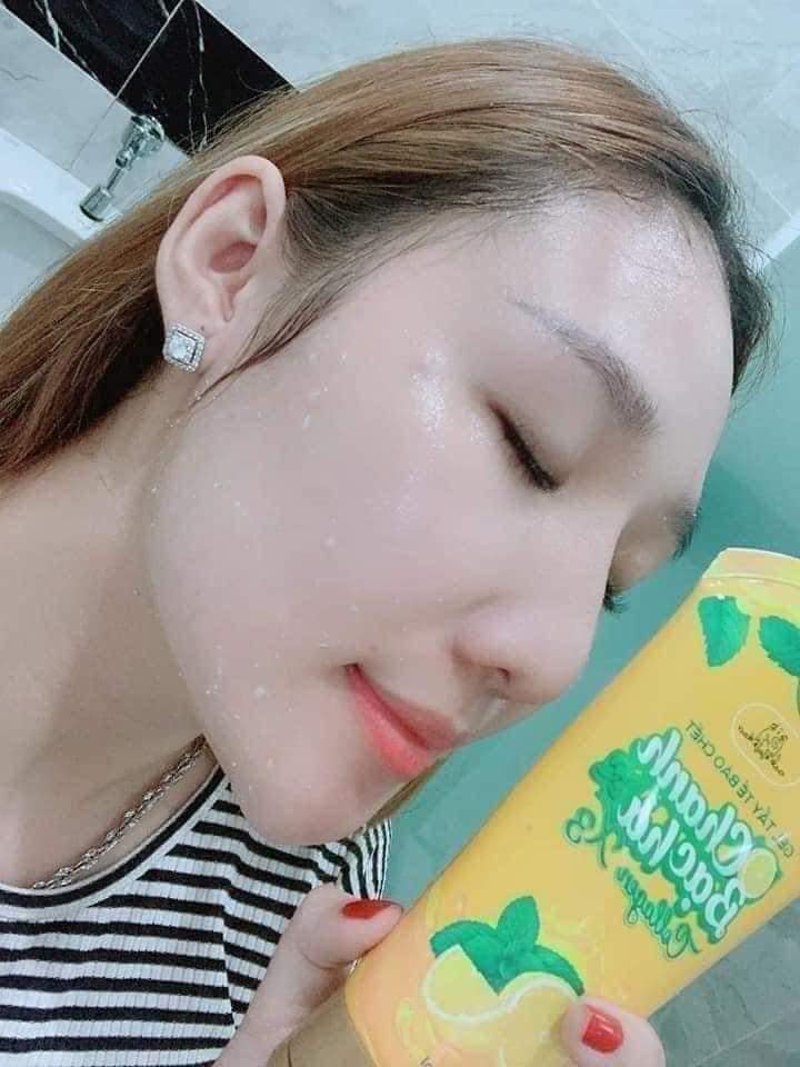 Gel Tẩy Tế Bào Chết Chanh Bạc Hà Collagen X3