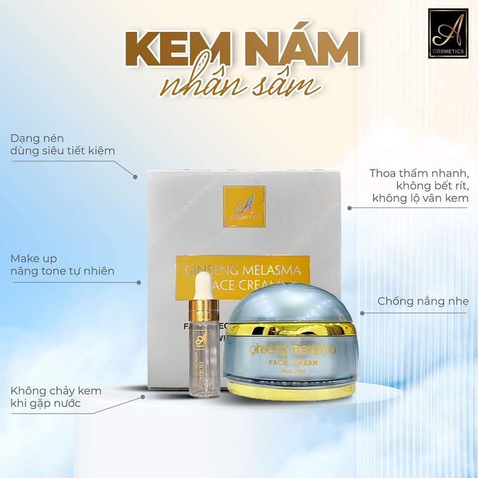 Vua trị nám không sâm lấm Sử dụng 1 hộp mờ nám rõ rệt từ 20-80%