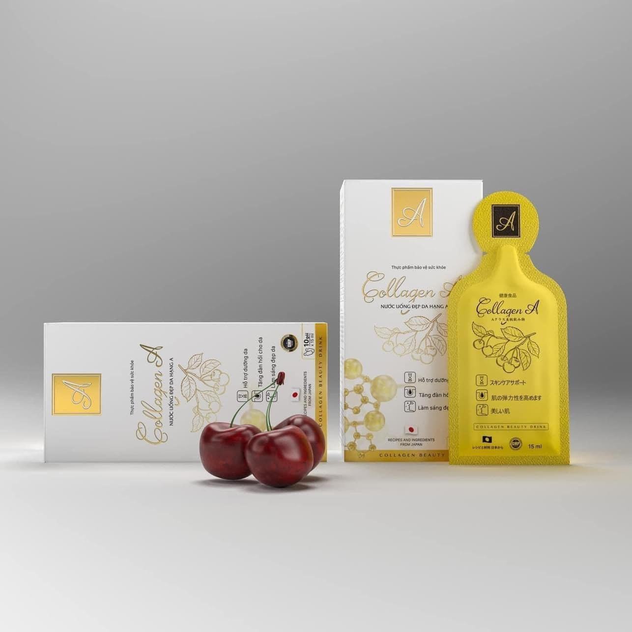 Chỉ có thể là Collagen A  Nước uống đẹp da hạng A thôi
