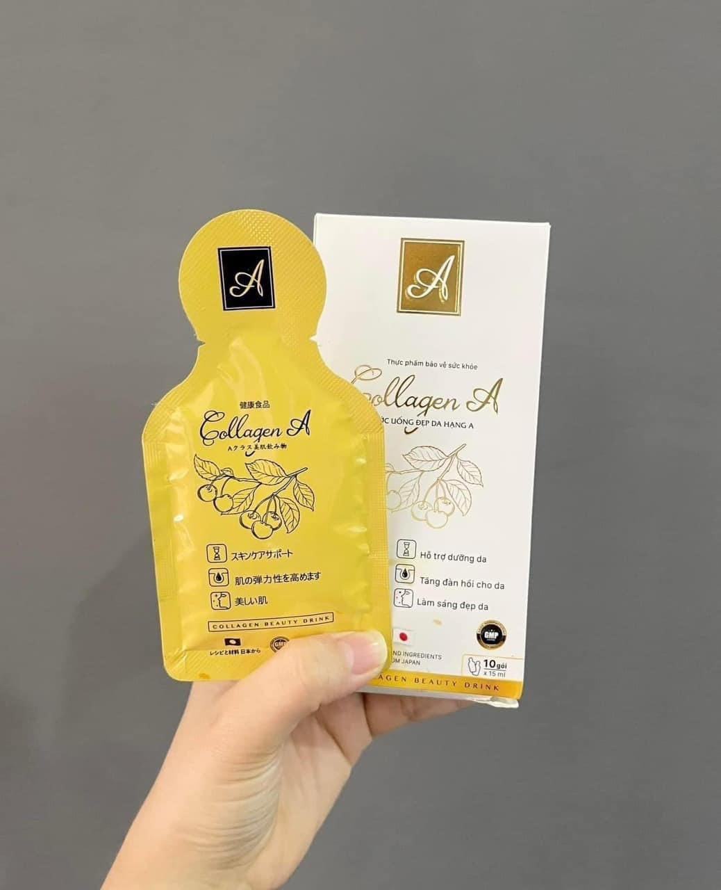 Chỉ có thể là Collagen A  Nước uống đẹp da hạng A thôi