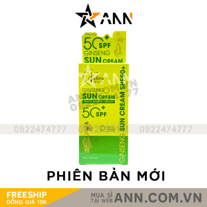 Kem Chống  Nắnɡ Nhân Sâm Thanh Nhi Nikos Beauty Phiên Bản Mới 40g