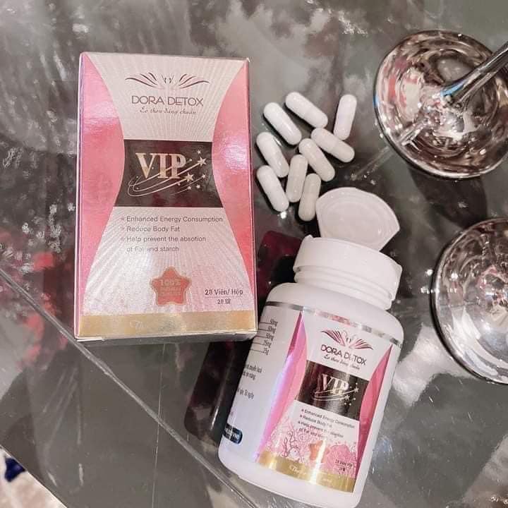Chị em nhớ 2Viên  Dora Detox Vip Dora trước bữa sáng nhé
