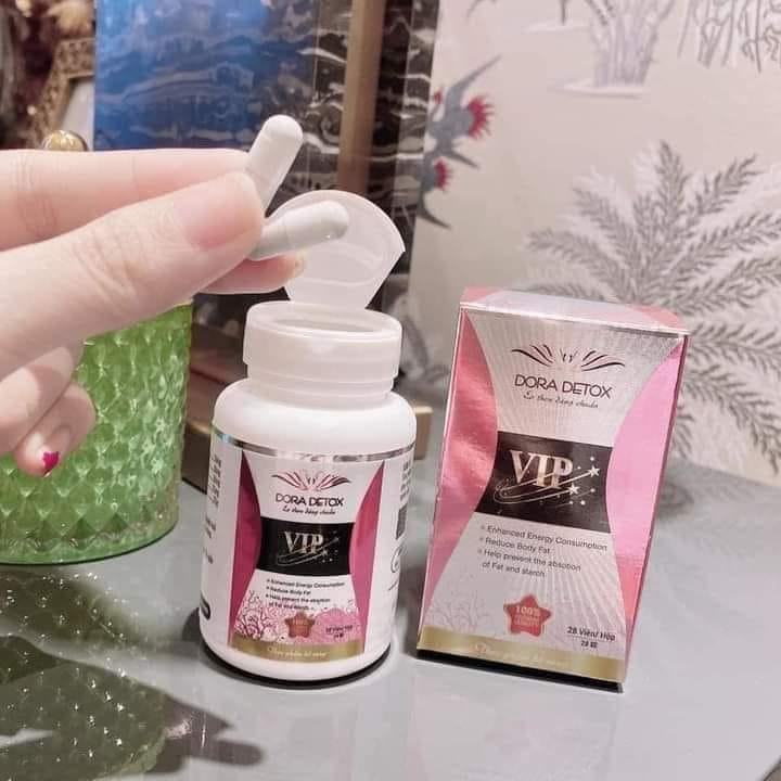 Chị em nhớ 2Viên  Dora Detox Vip Dora trước bữa sáng nhé