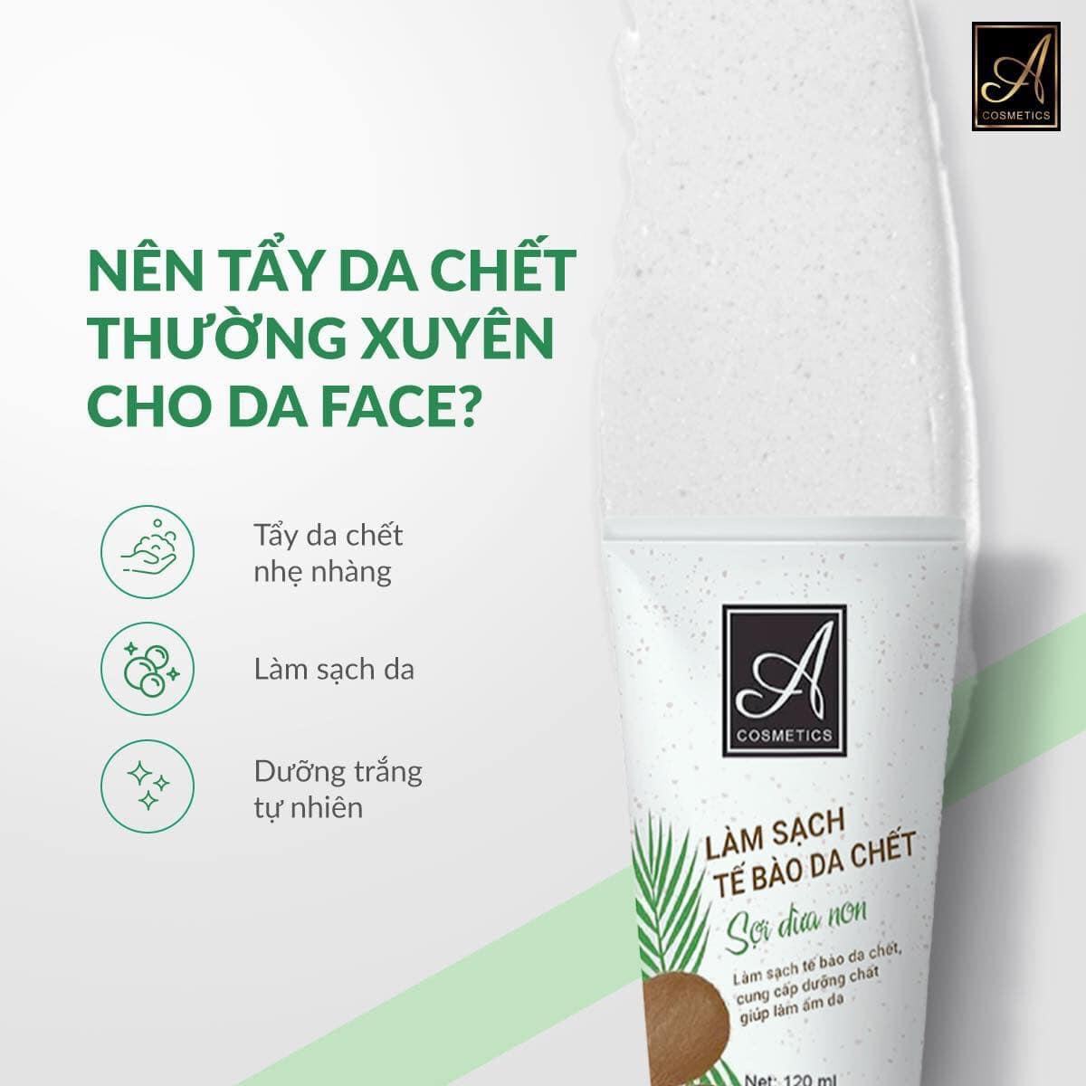 Khám Phá Bí Mật Làn Da Mịn Màng với Tẩy Da Chết Face Sợi Dừa Non