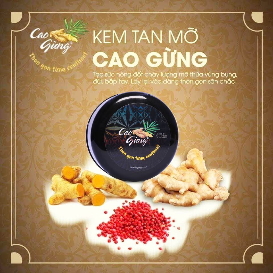 Cao gừng - sự lựa chọn tinh tế dành cho vóc dáng phụ nữ