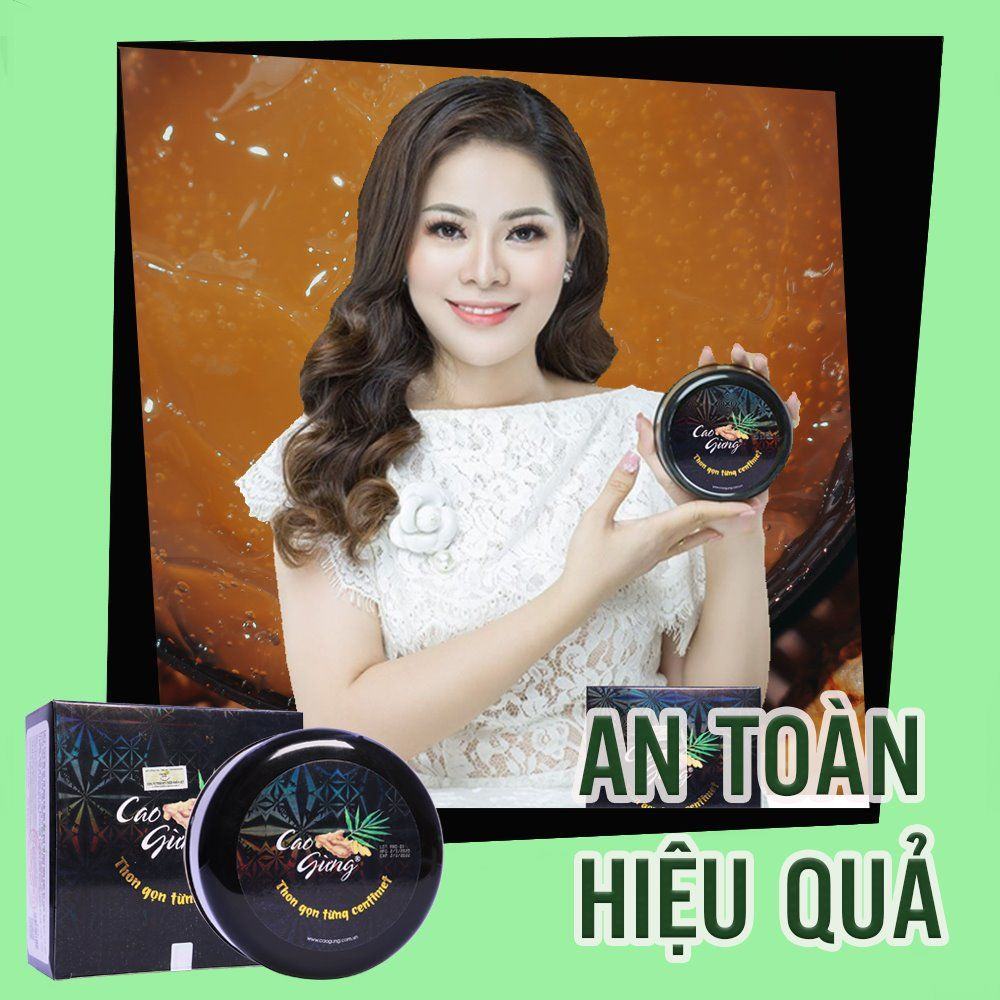 Cao gừng - giảm mỡ sau 15 - 20 ngày sử dụng