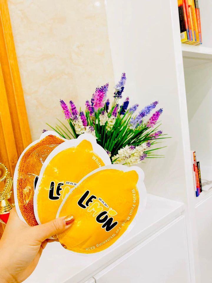 Lemon White Fruit Mask  dưỡng trắng da trong lần đầu tiên sử dụng