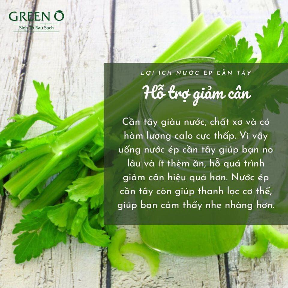 GIẢM CÂN - TIÊU MỠ - THẢI ĐỘC VỚI CẦN TÂY MẬT ONG